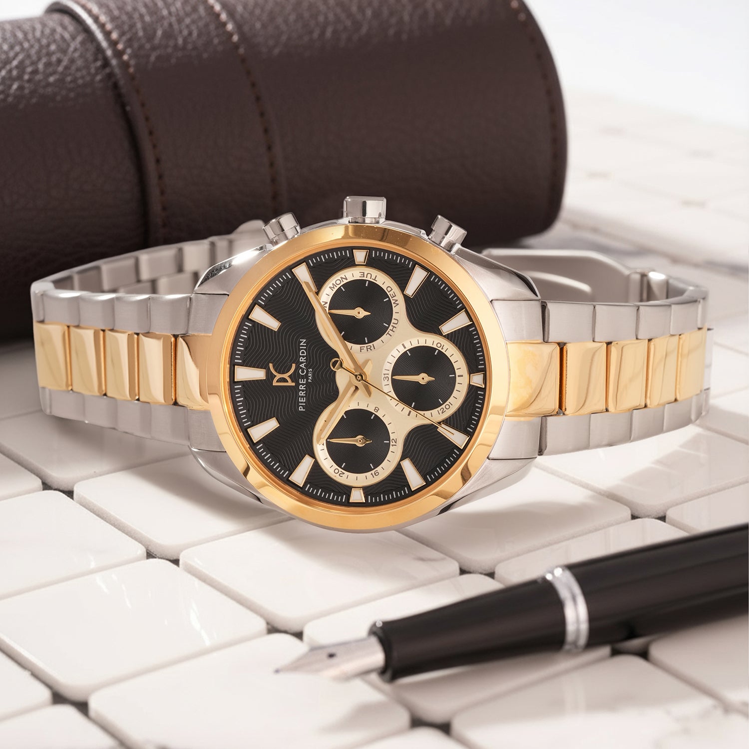 Imperium Astra Mens 40mm - Twotone Gold and Silver with Twotone