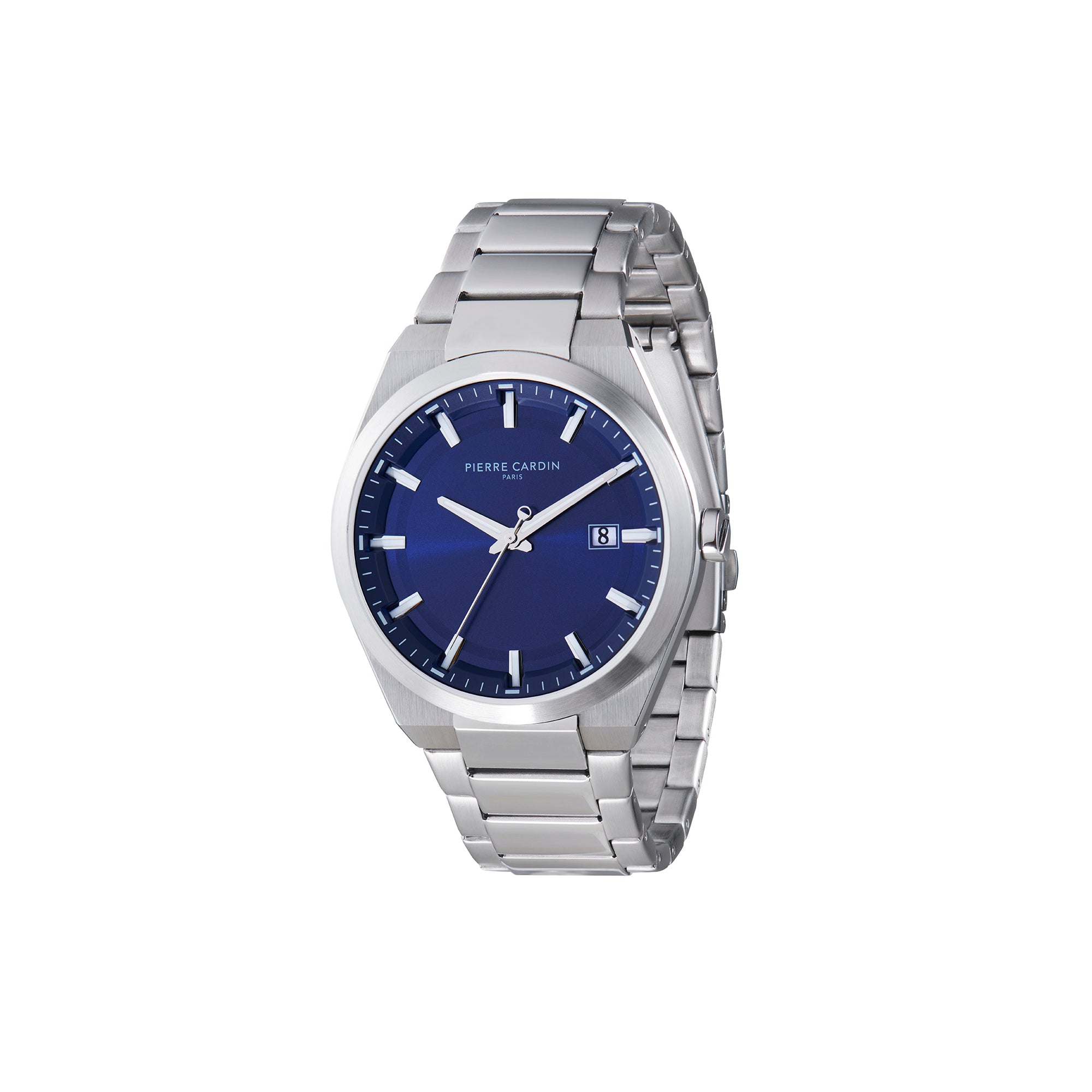 Batignolles Robust Stainless Steel watch with Blue Dial with a