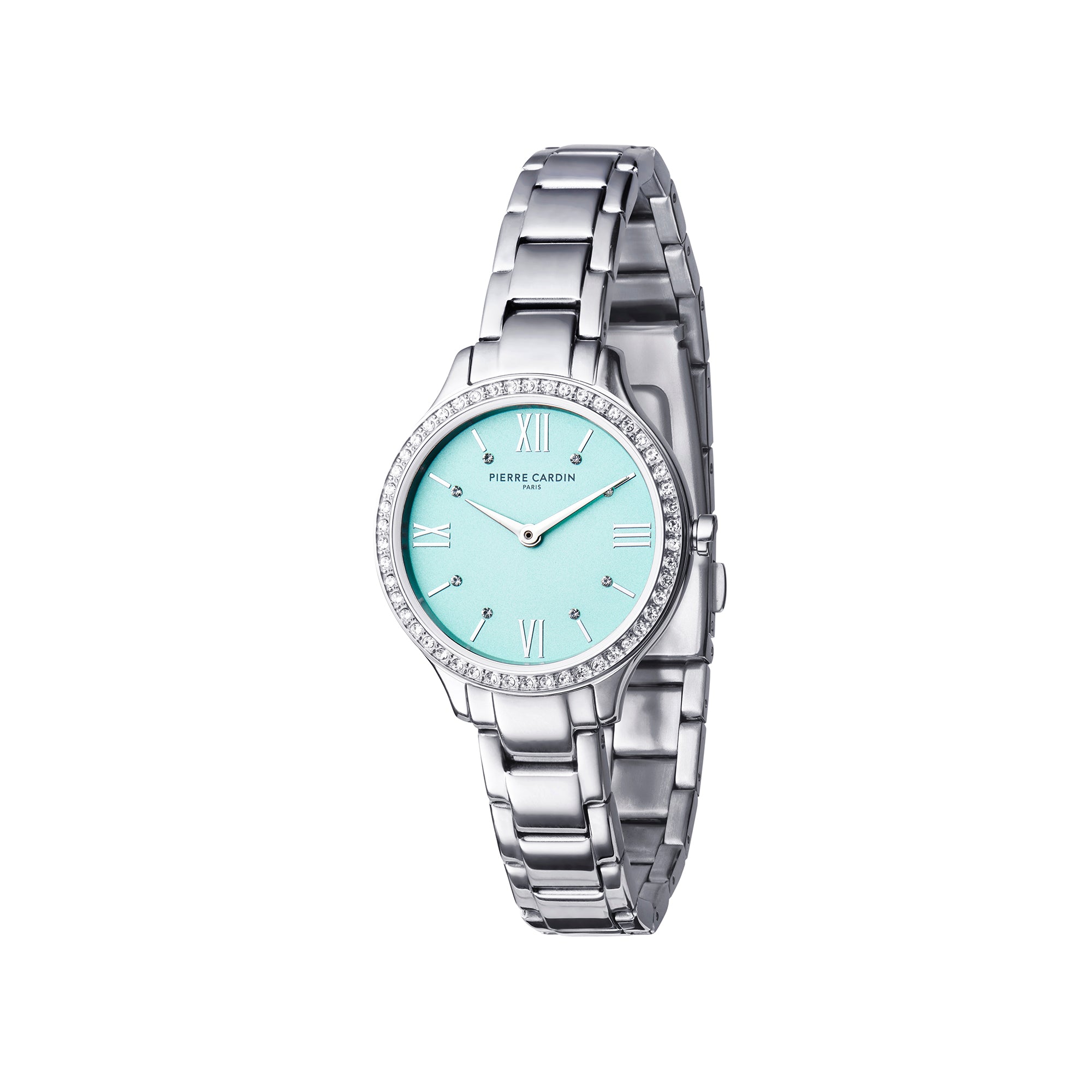Saint-Louis Simplicity Ladies Stainless Steel Watch with Tiffany