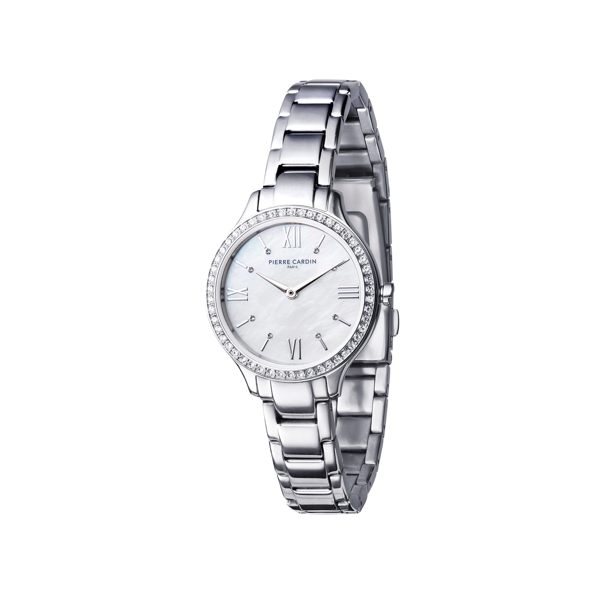Saint-Louis Simplicity Ladies Stainless Steel Watch with Mother of pea