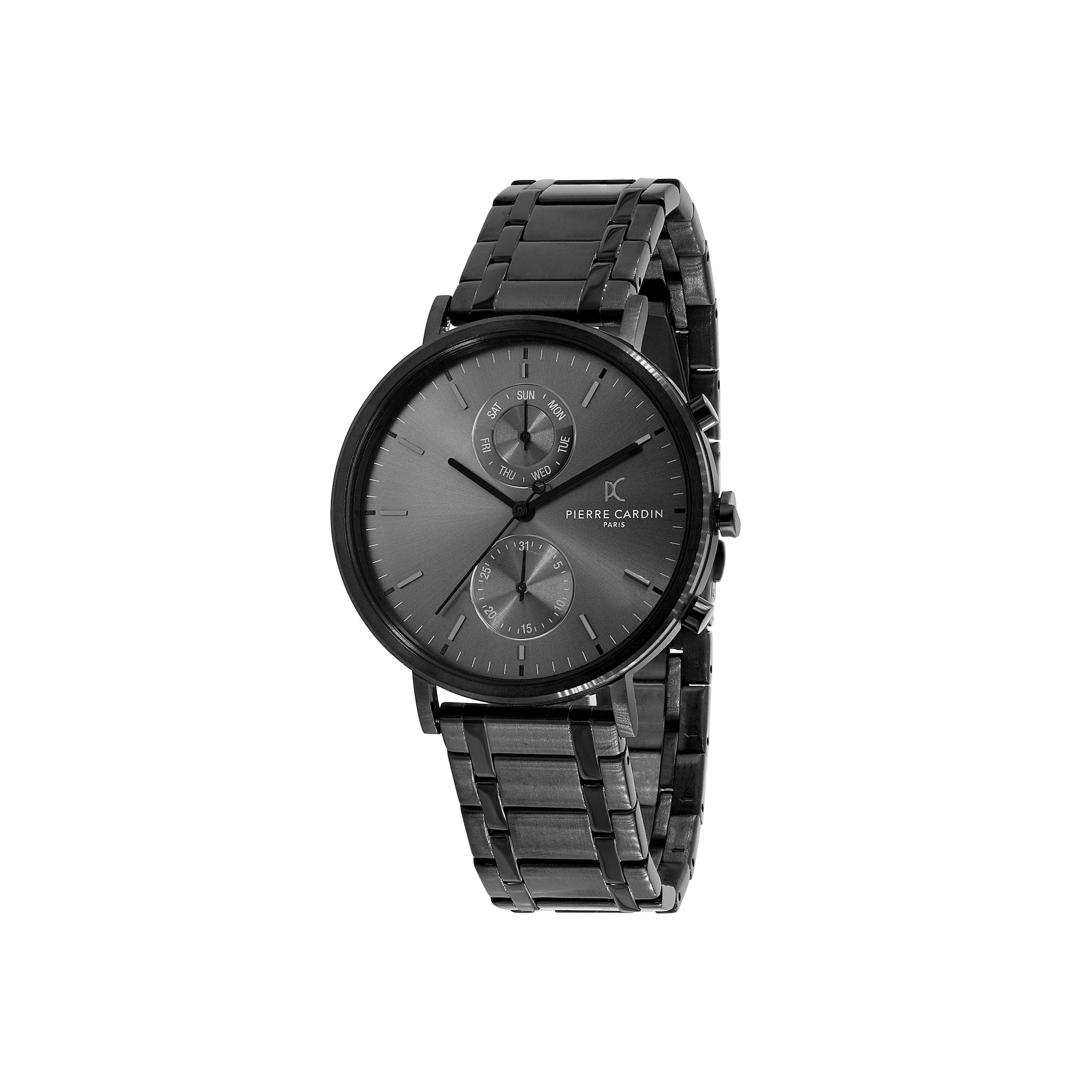 Bonne Nouvelle Multifunction all Black Watch with Black Metal
