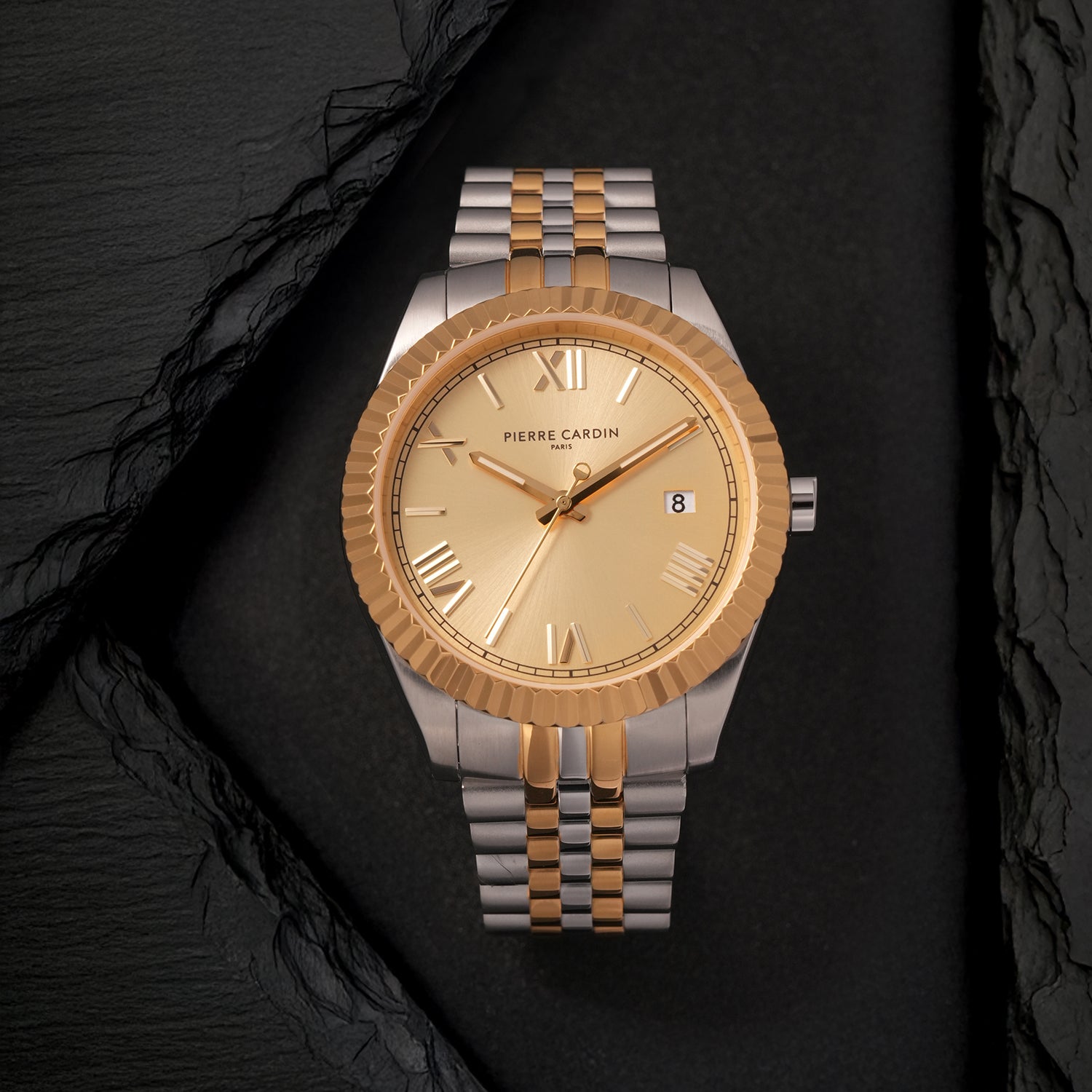 Opéra Timbre Mens 40mm - Twotone Gold and Silver with Twotone Gold