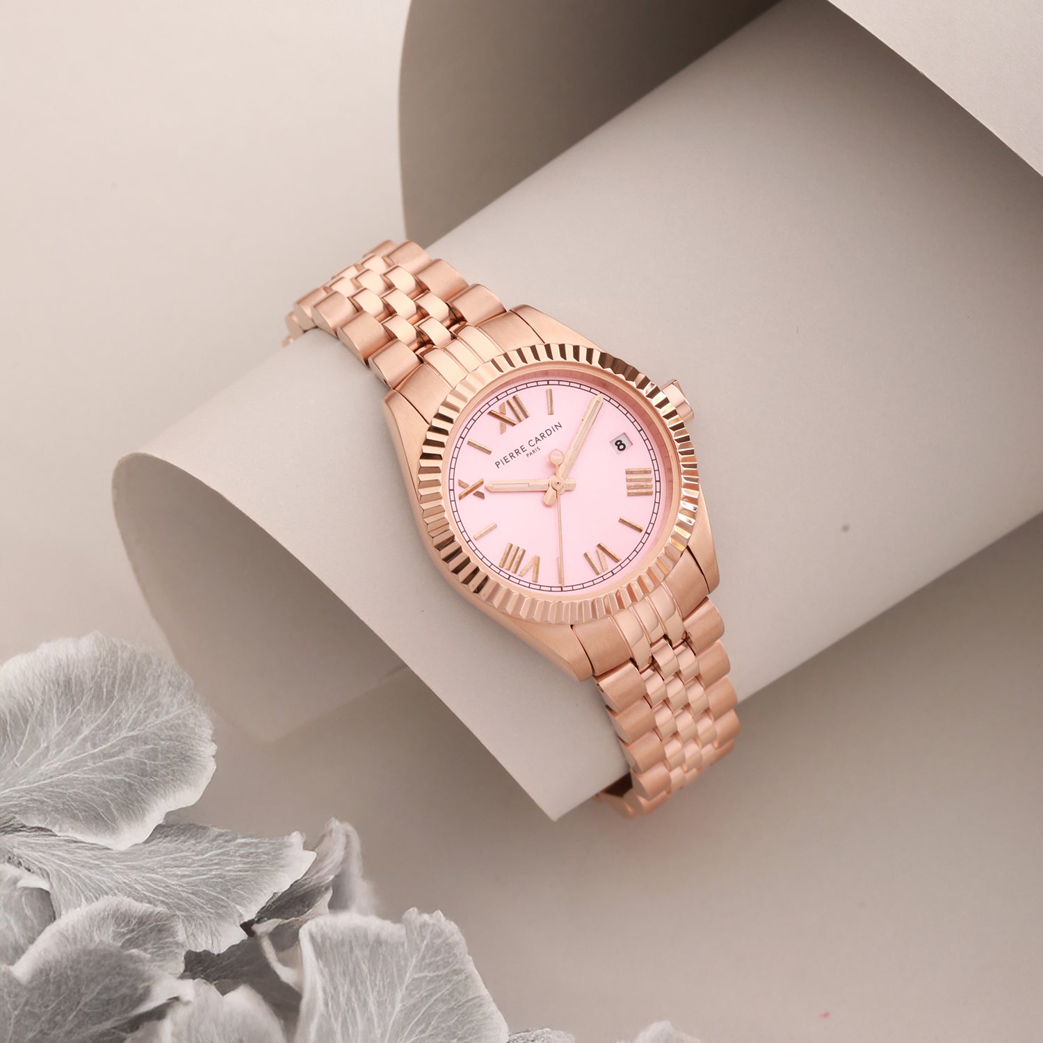 Opéra Timbre Lady 28mm - Rose Gold with Rose Gold Metal Strap