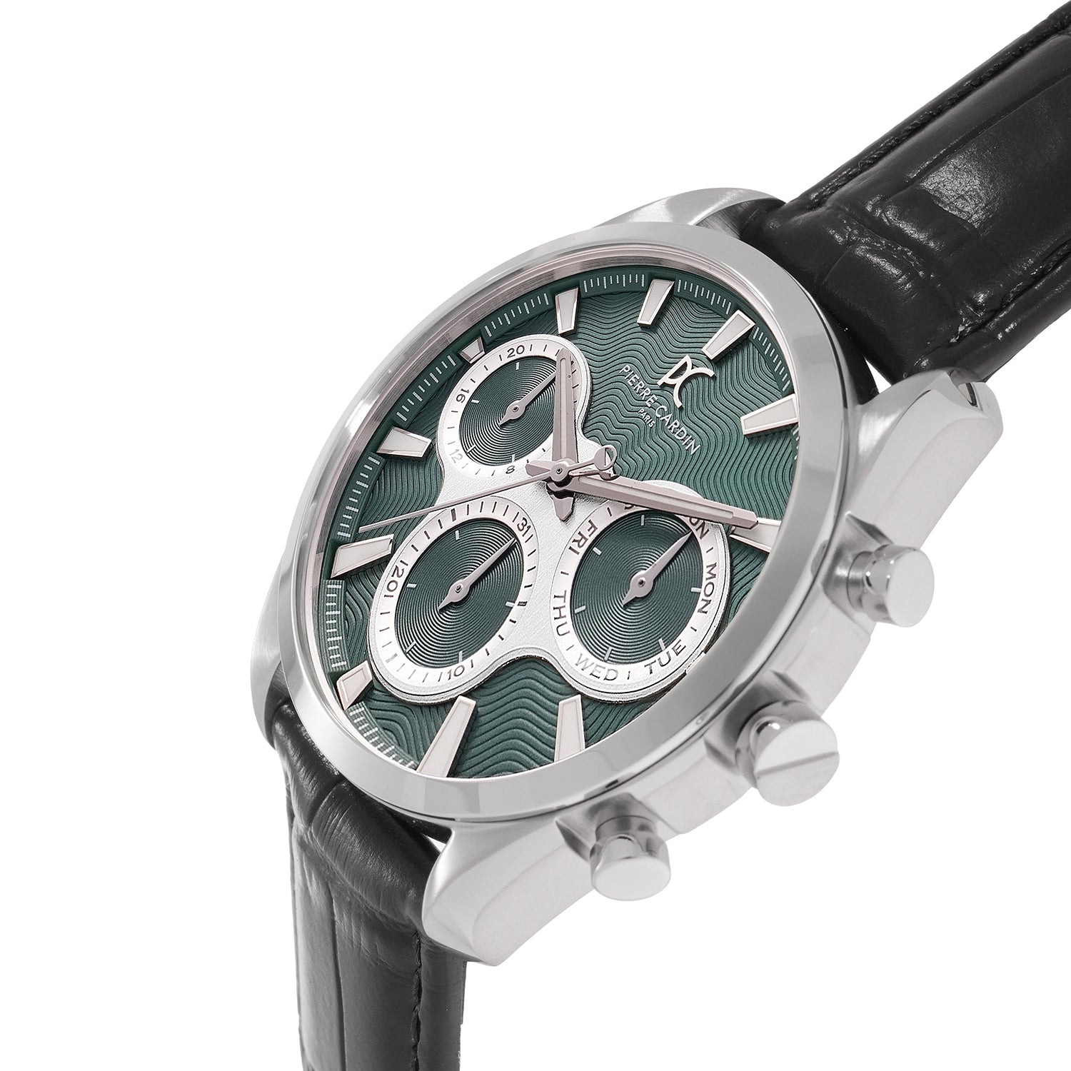 Imperium Astra Mens 40mm - Stainless Steel Silver with Black