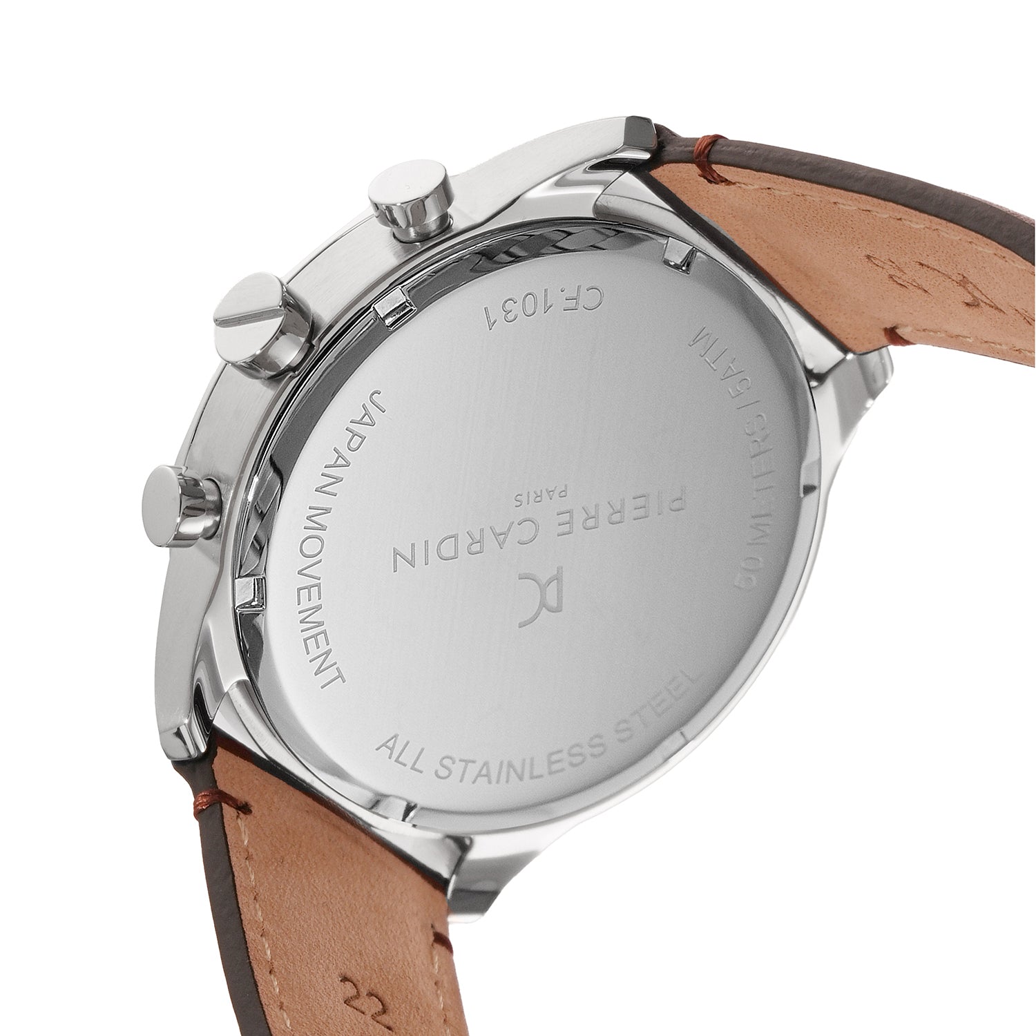 Heritage RacerTime Mens 43mm - Stainless Steel Silver with Dark