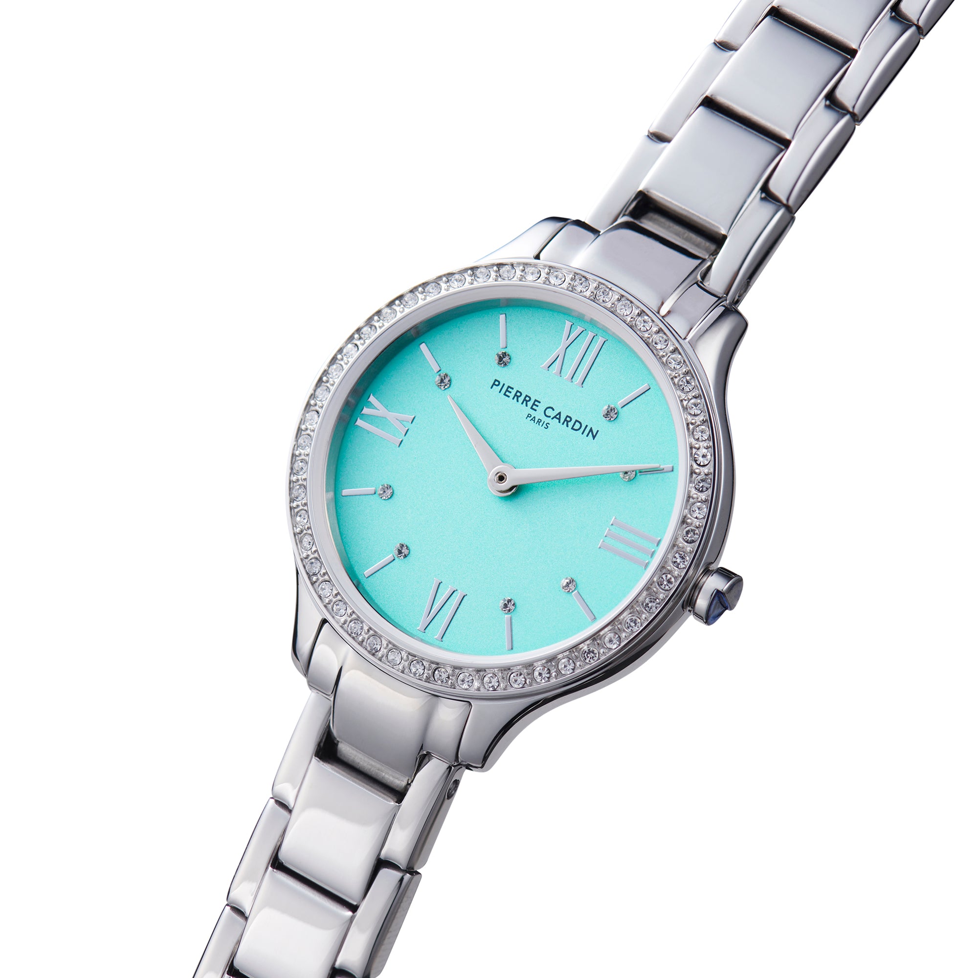 Saint-Louis Simplicity Ladies Stainless Steel Watch with Tiffany
