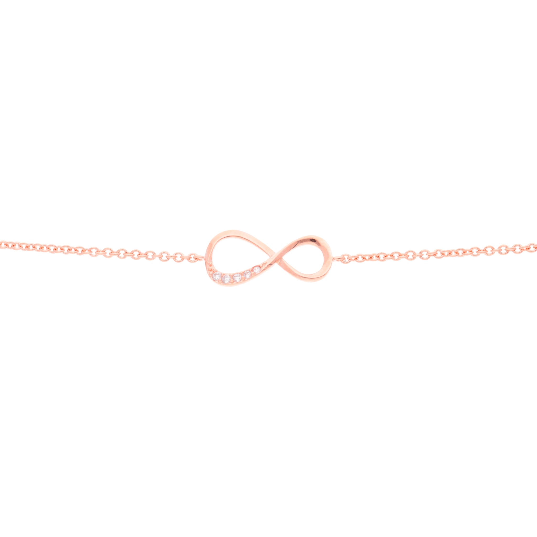 Rose Gold Forever Infinity Love Bracelet – GIVA Jewellery